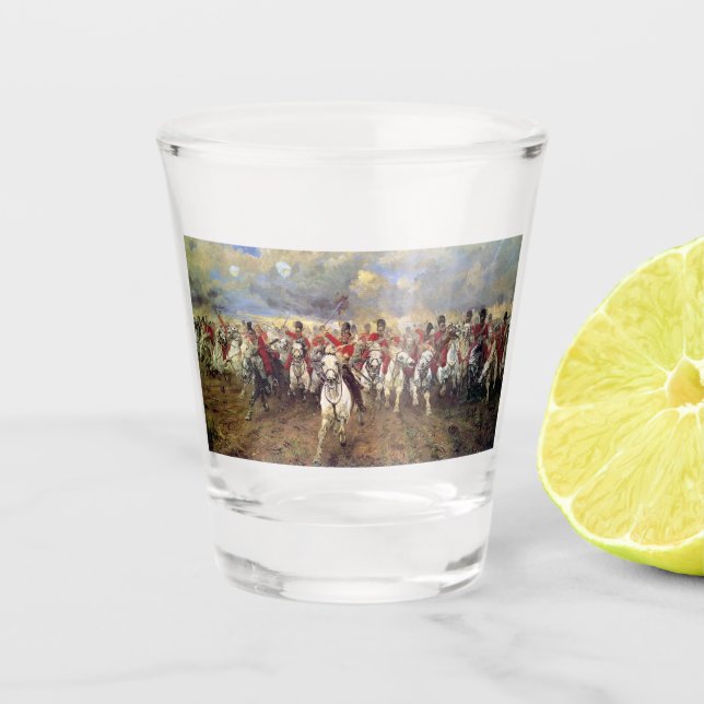 Copo De Shot Scotland For Ever (Cavaleiros Oficiais) (Militar) (Frente)