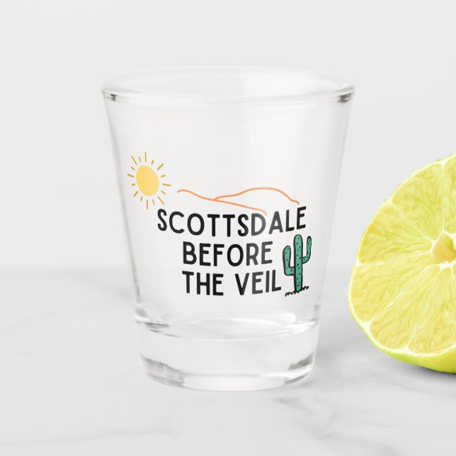 Copo De Shot Scottsdale Antes Do Véu (Frente)