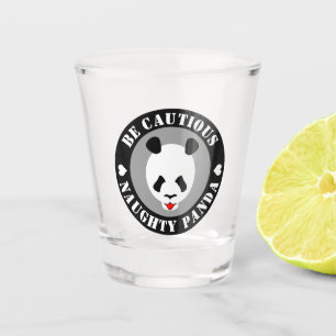 Copo De Shot Seja cauteloso, Panda