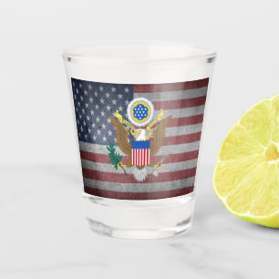 Copo De Shot Selo de Excelente dos Estados Unidos