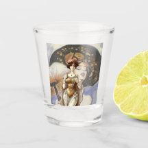 senhora art nouveau artista designer cogumelo trip