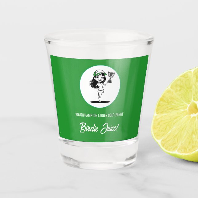 Copo De Shot Senhoras Golf League Birdie Juice (Frente)