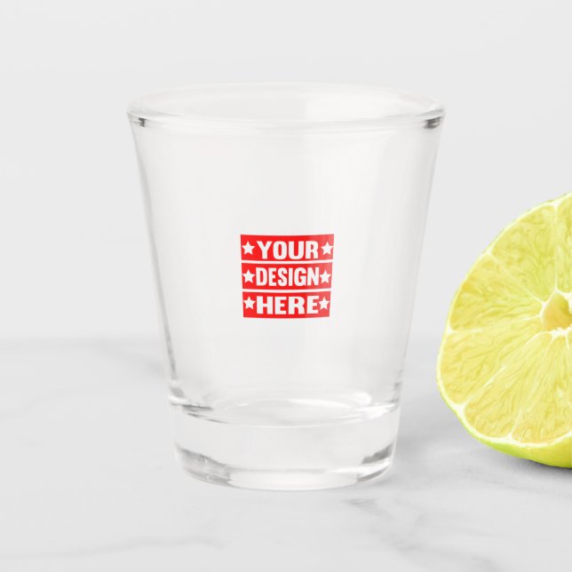 Copo De Shot Seu Design aqui personalizado (Frente)
