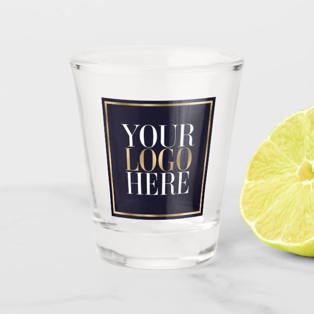 Copo De Shot Seu logotipo aqui, empresa (Frente)