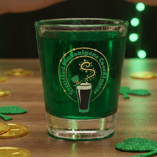 Copo de Shot Shenanigans Certificado – Festa (Criador carregado)