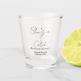 Copo De Shot She's a catch champagne bottle bachelorette weeken