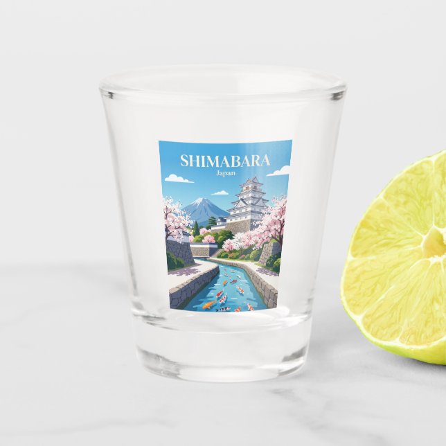 Copo De Shot Shimabara Japão (Frente)
