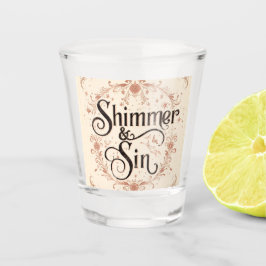 Copo De Shot Shimmer & Sin Gothic Shot Glass | Dark Glam