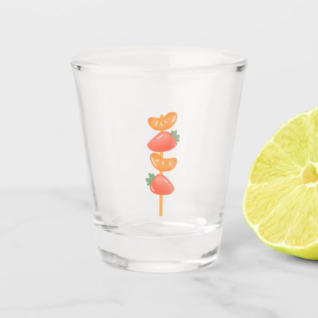 Copo De Shot Shot glass-fruit skewer (Frente)