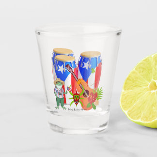 Copo De Shot Shot Glass - Puerto Rican Cultural Barware