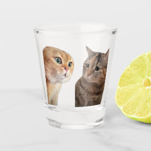 Copo De Shot Shot Glass Talking Cats Memory