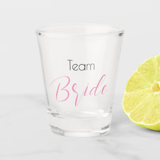 Copo De Shot Shotglas "Team Bride"