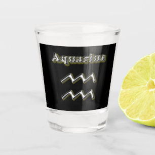 Copo De Shot Símbolo aquário