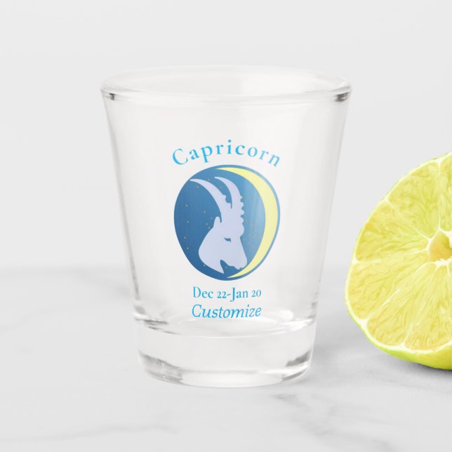 Copo De Shot Símbolo Capricorn Thunder_Cove (Frente)