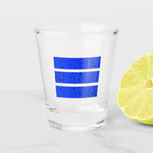 Copo De Shot Símbolo de 3 linhas legal   Uniformidade e Harmoni