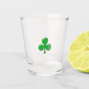 Copo De Shot Símbolo de Véu Verde Irlandês no Dia de São Patríc