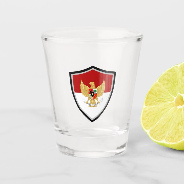 Copo De Shot Símbolo indonésio (Frente)