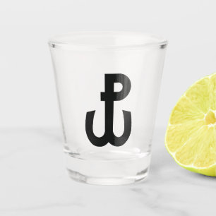Copo De Shot Símbolo Kotwica