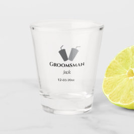 Copo De Shot SIMPLES MINIMAL adicionar seu nome padrinho de cas