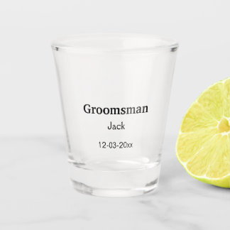 Copo De Shot SIMPLES MINIMAL adicionar seu nome padrinho de cas