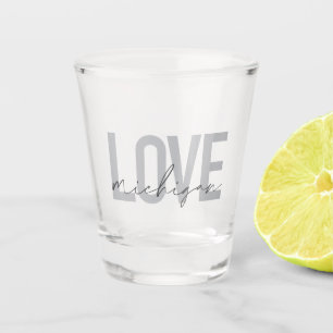 Copo De Shot Simples, moderno, urbano, legal design Love Michig