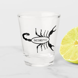 Copo De Shot Sinal de Estrela Scorpion Preta