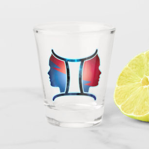 Copo De Shot Sinal Gemini Zodiac