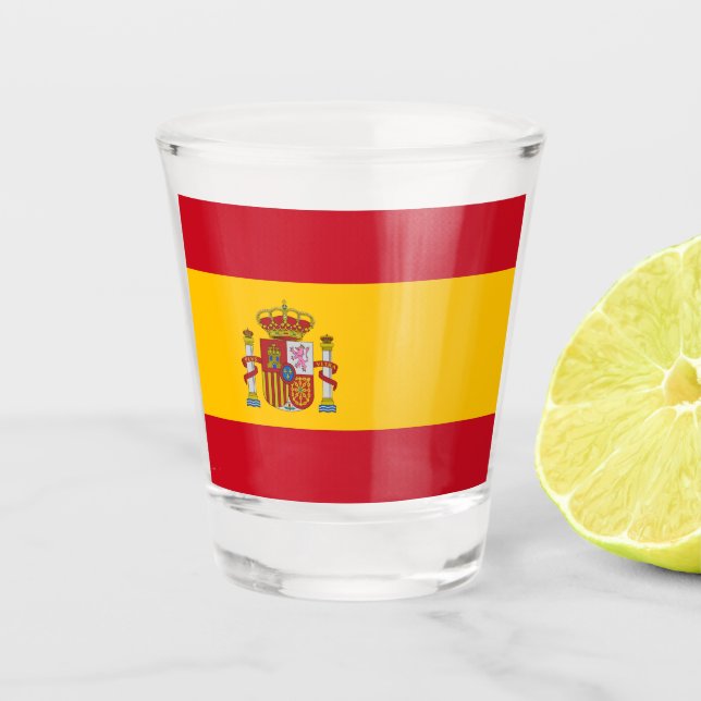 Copo De Shot Sinalizador de espanha (Frente)