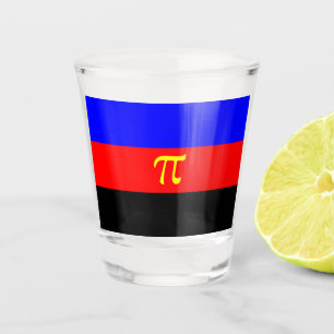 Copo De Shot Sinalizador do Orgulho Polimário