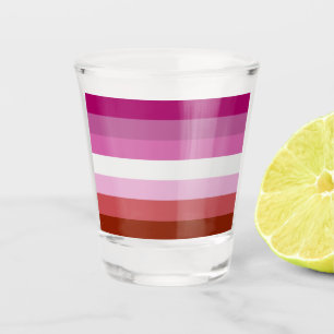 Copo De Shot Sinalizador LGBTQ do Orgulho Lésbico
