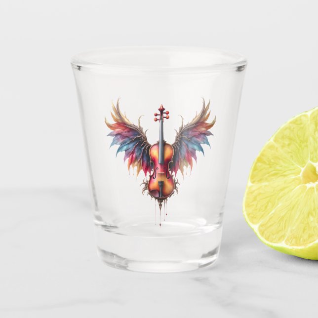 Copo De Shot Sinfonia dos Céus enluarados (Frente)