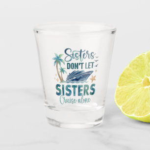 Copo de Shot Sisters Cruise, Presente para o Esqua