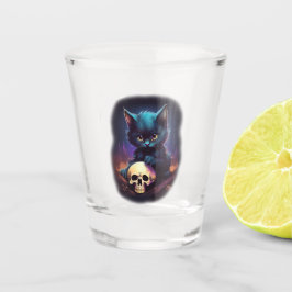 Copo De Shot Skull Horror Kitten