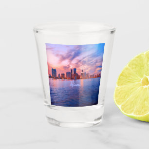 Copo De Shot Skyline City da Flórida de Miami