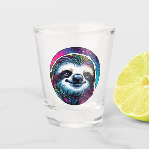 Copo De Shot Sloth Cósmica