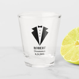 Copo De Shot Smoking Personalizado para Padrinhos