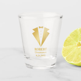 Copo De Shot Smoking Personalizado para Padrinhos