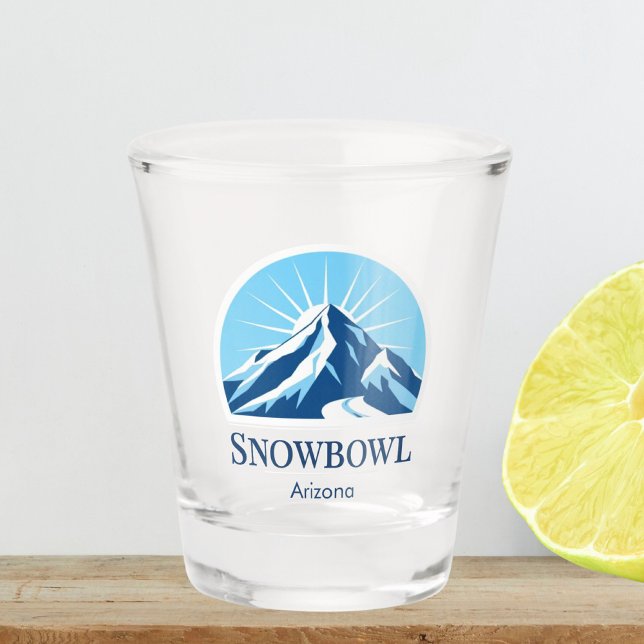 Copo De Shot  Snowbowl Arizona Flagstaff Shot glass (Criador carregado)