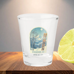 Copo De Shot Snowshoe West Virginia USA férias ski shotglass