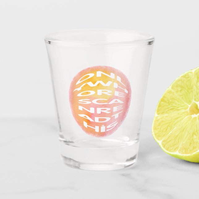 Copo De Shot Só As Putas Podem Ler Isto (Frente)