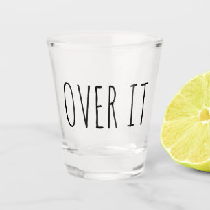 Copo De Shot Sobre Ele Engraçado Presente Shot Glass