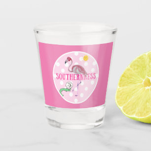 Copo De Shot Sol de Alligador Flamingo Cute Personalizado