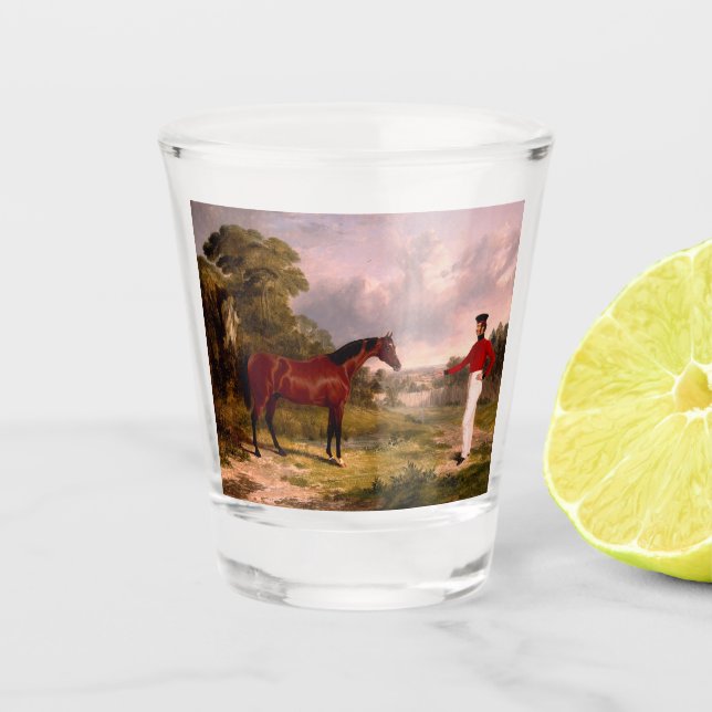 Copo De Shot Soldado com Cavalo de Oficial (Frente)