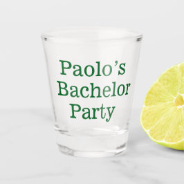 Copo De Shot Solteiro personalizado de vidro