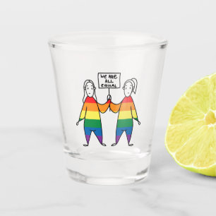 Copo De Shot Somos Todos Iguais