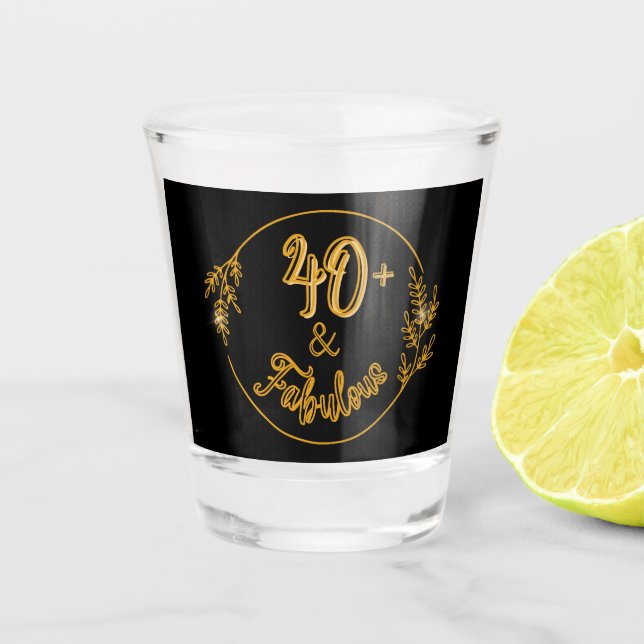 Copo De Shot Sonhando com 40 anos! (Frente)