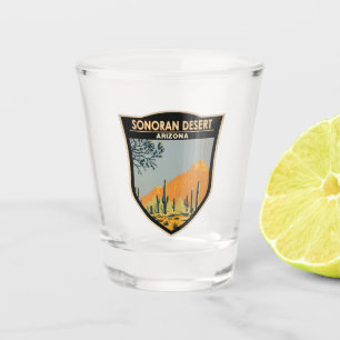 Copo De Shot Sonoran Desert Arizona Vintage Art