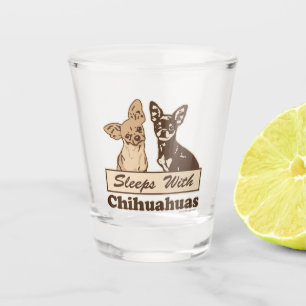 Copo De Shot Sonos com chihuahuas