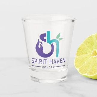 Copo De Shot Spirit Haven Logo Logo Shot Glass