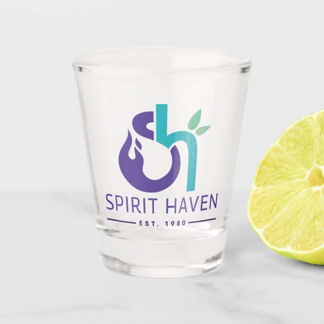 Copo De Shot Spirit Haven Logo Logo Shot Glass (Frente)